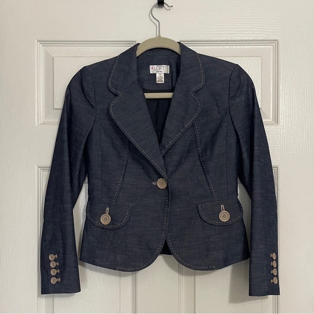Loft Women's Jean Jacket Blazer